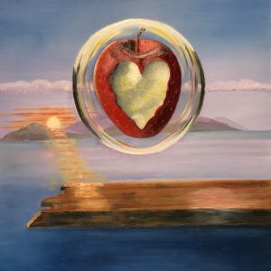 Floating Love Apple