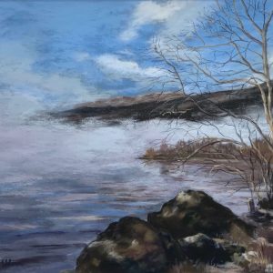Mist rising from Loch Tay